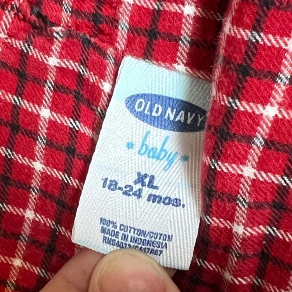 Old Navy Baby Khakis Black Corduroy Flannel Lined Overalls 18-24 Months XL‎